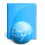 iDisk HDD Blue Icon 64x64 png
